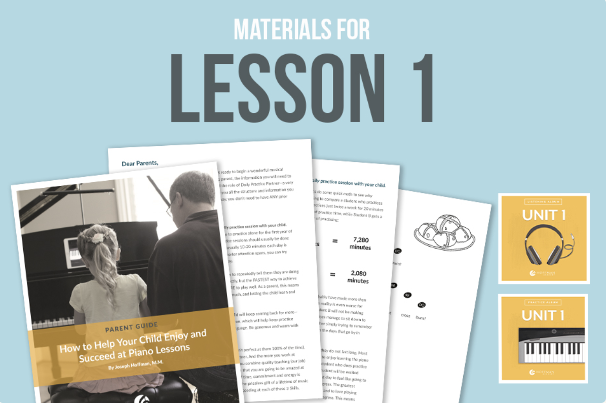 Materials for Lesson 1 Store Preview