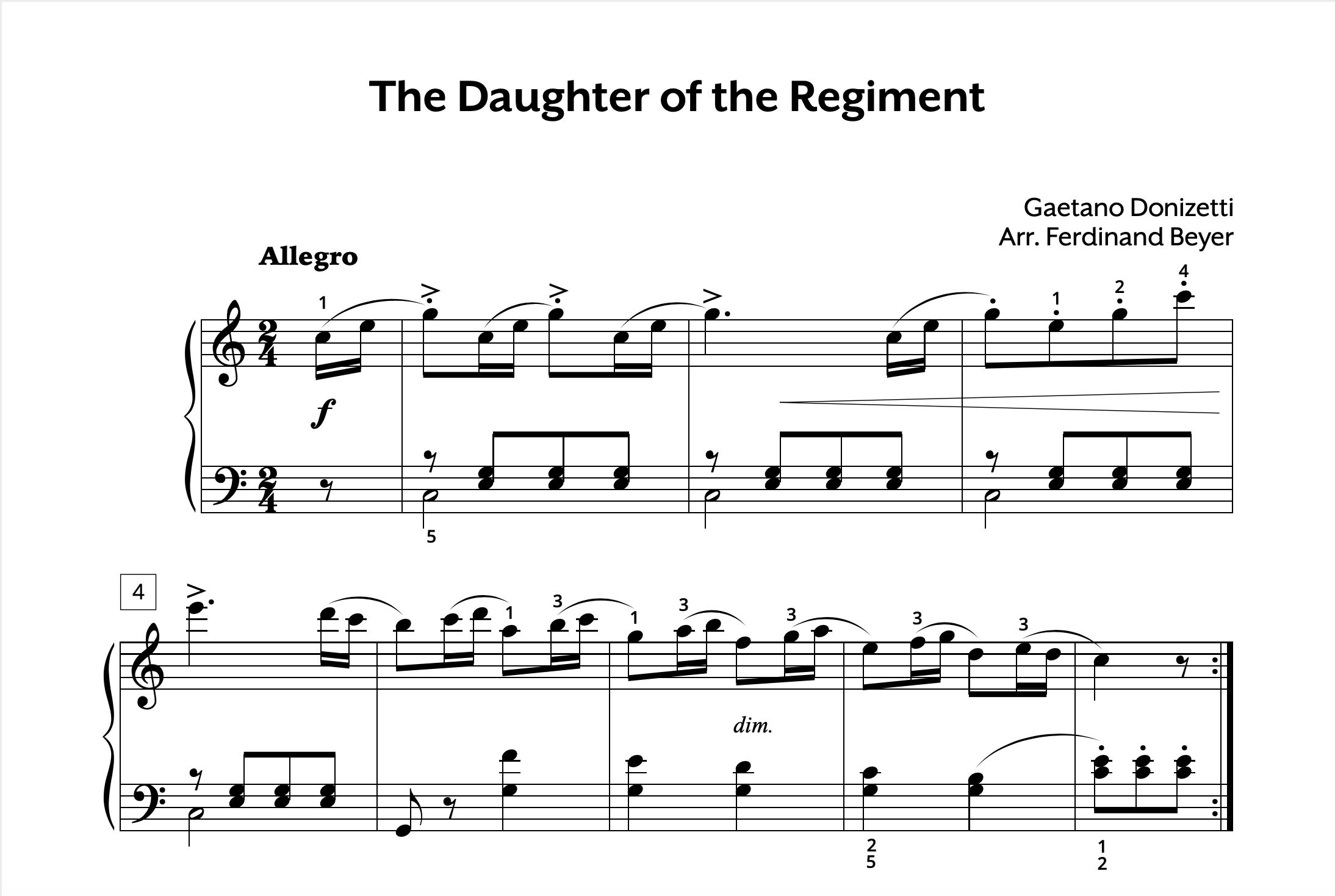 Donizetti Daughter of the Regiment Store Preview