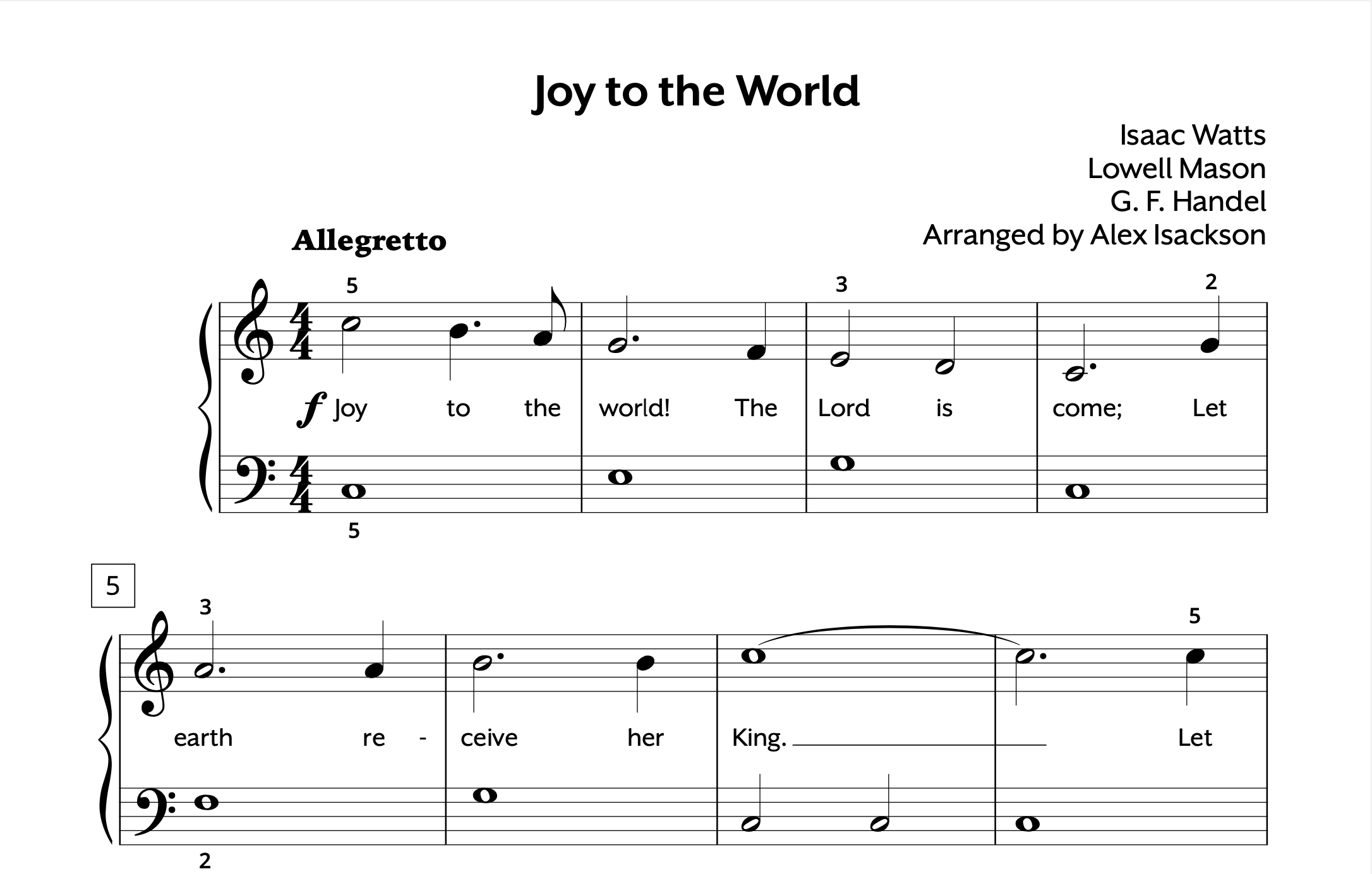 Christmas Elementary Joy To the World Store Preview