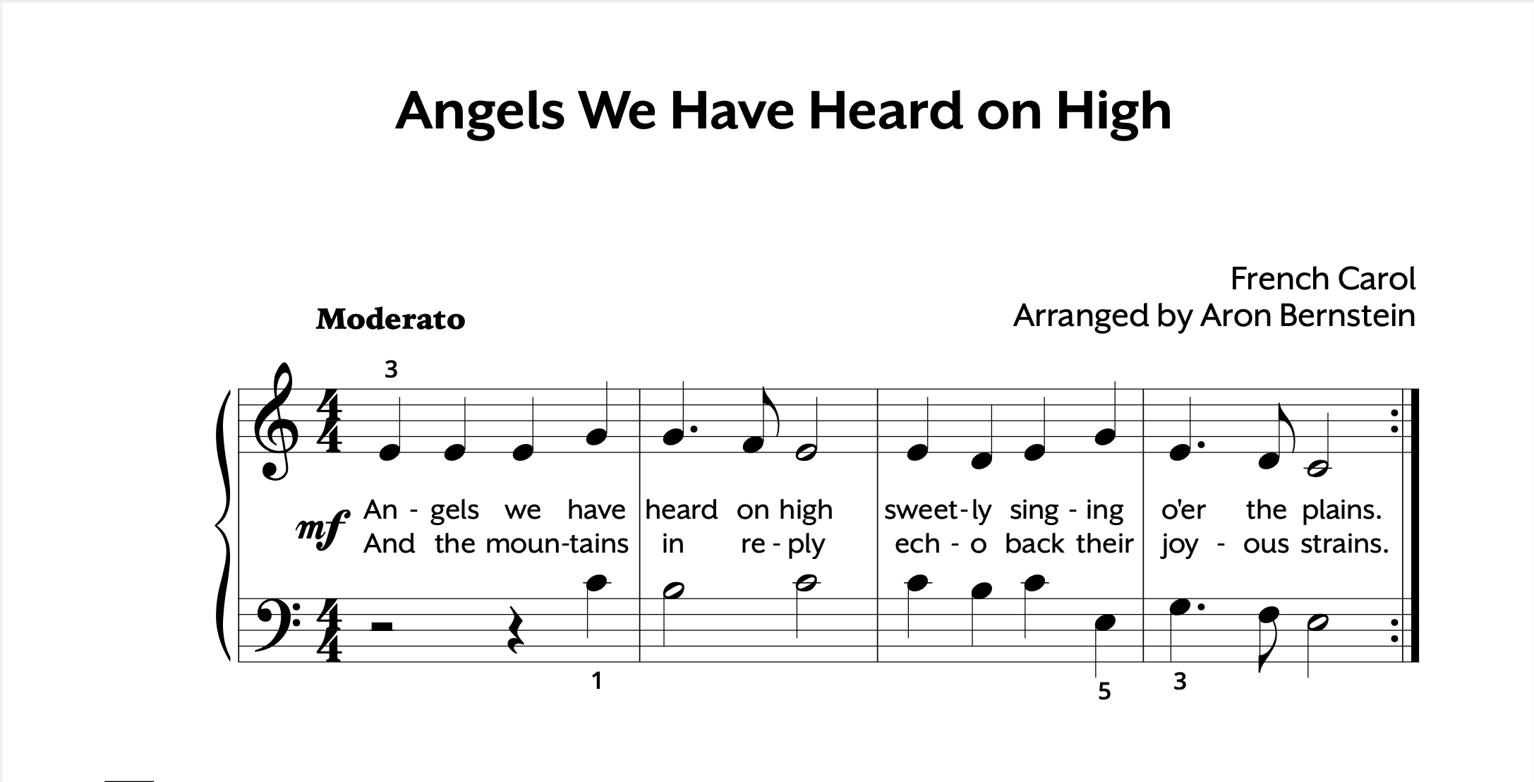 Christmas Elementary Angels We Have Heard on High Individual Store Preview