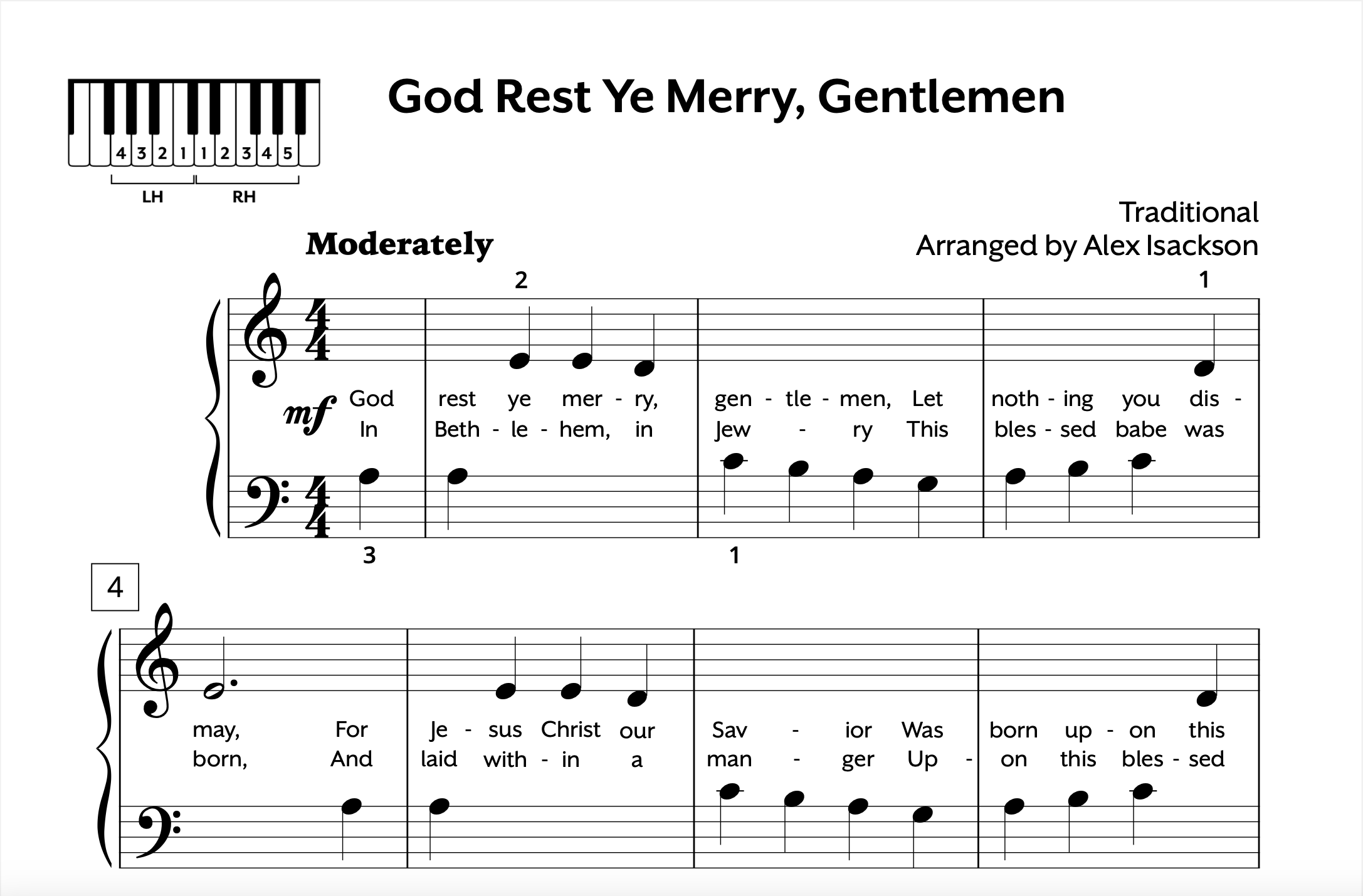Christmas Early Elementary God Rest Ye Merry Individual Store Preview