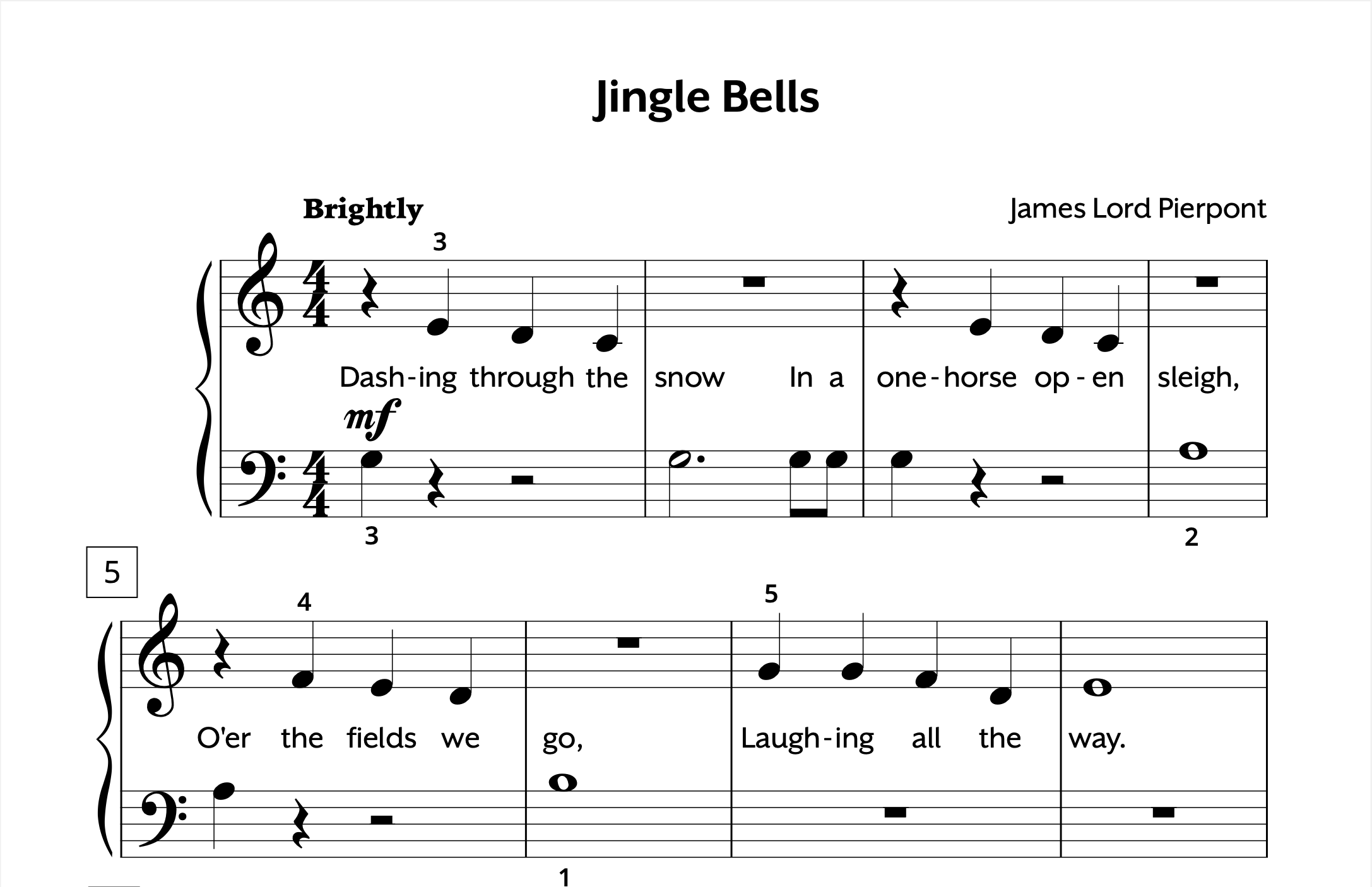 Jingle Bells Elementary Store Preview
