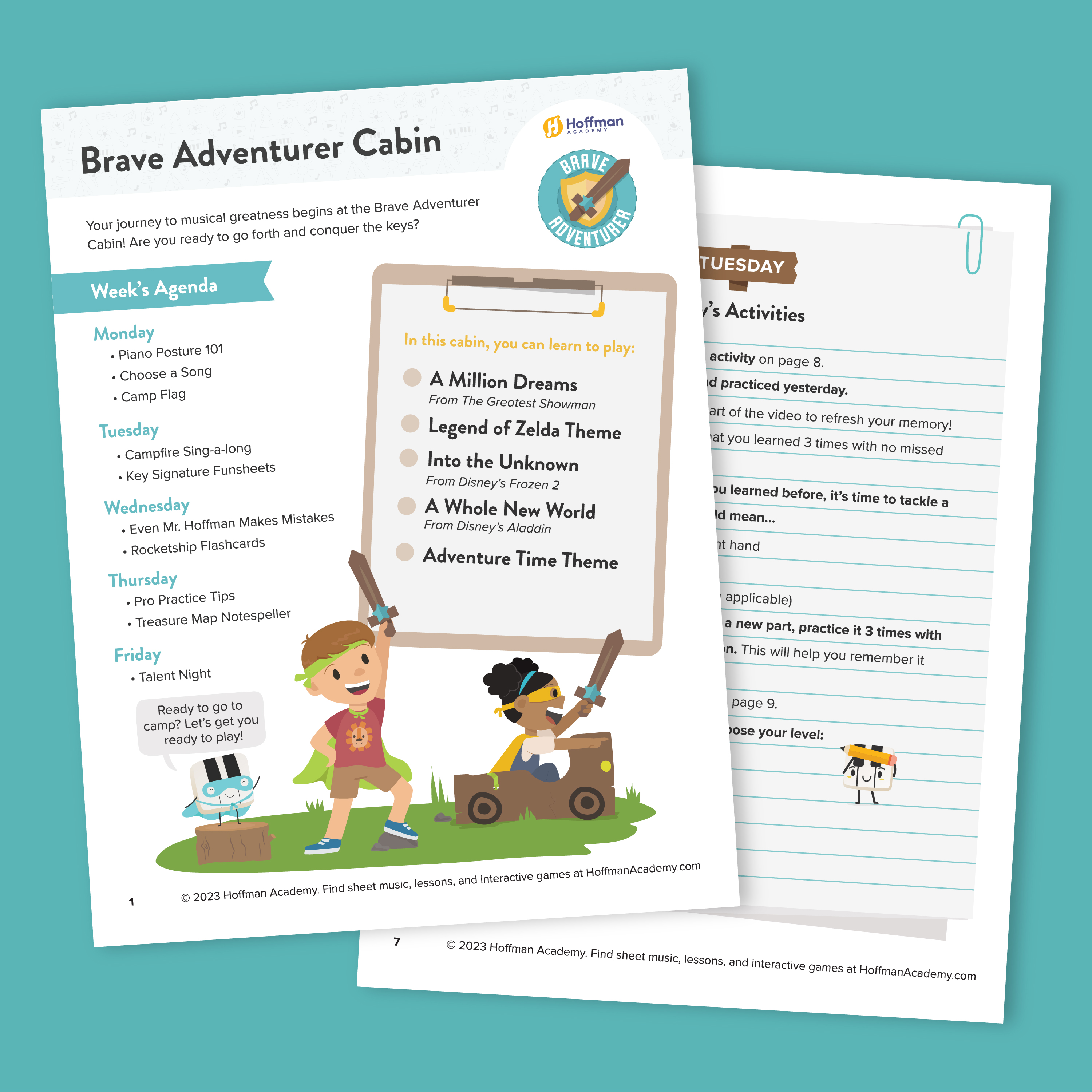 Brave Adventurer Summer Camp Packet Store Preview 1