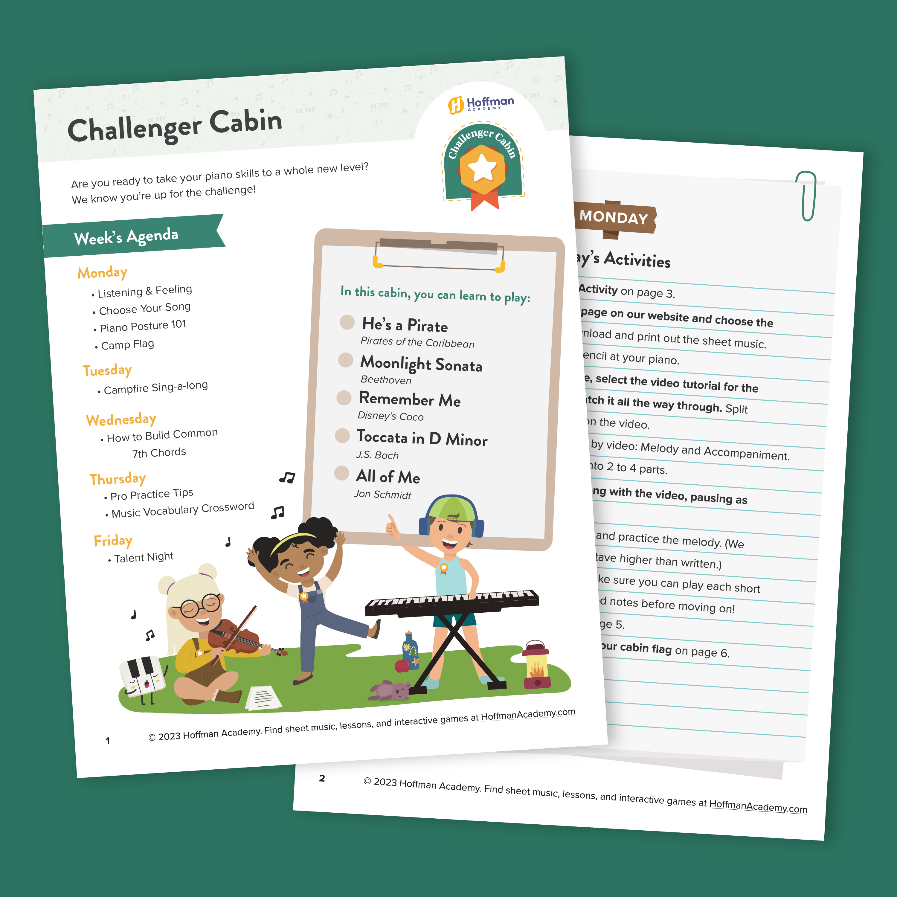 Challenger Summer Camp Packet Store Preview 1.jpg
