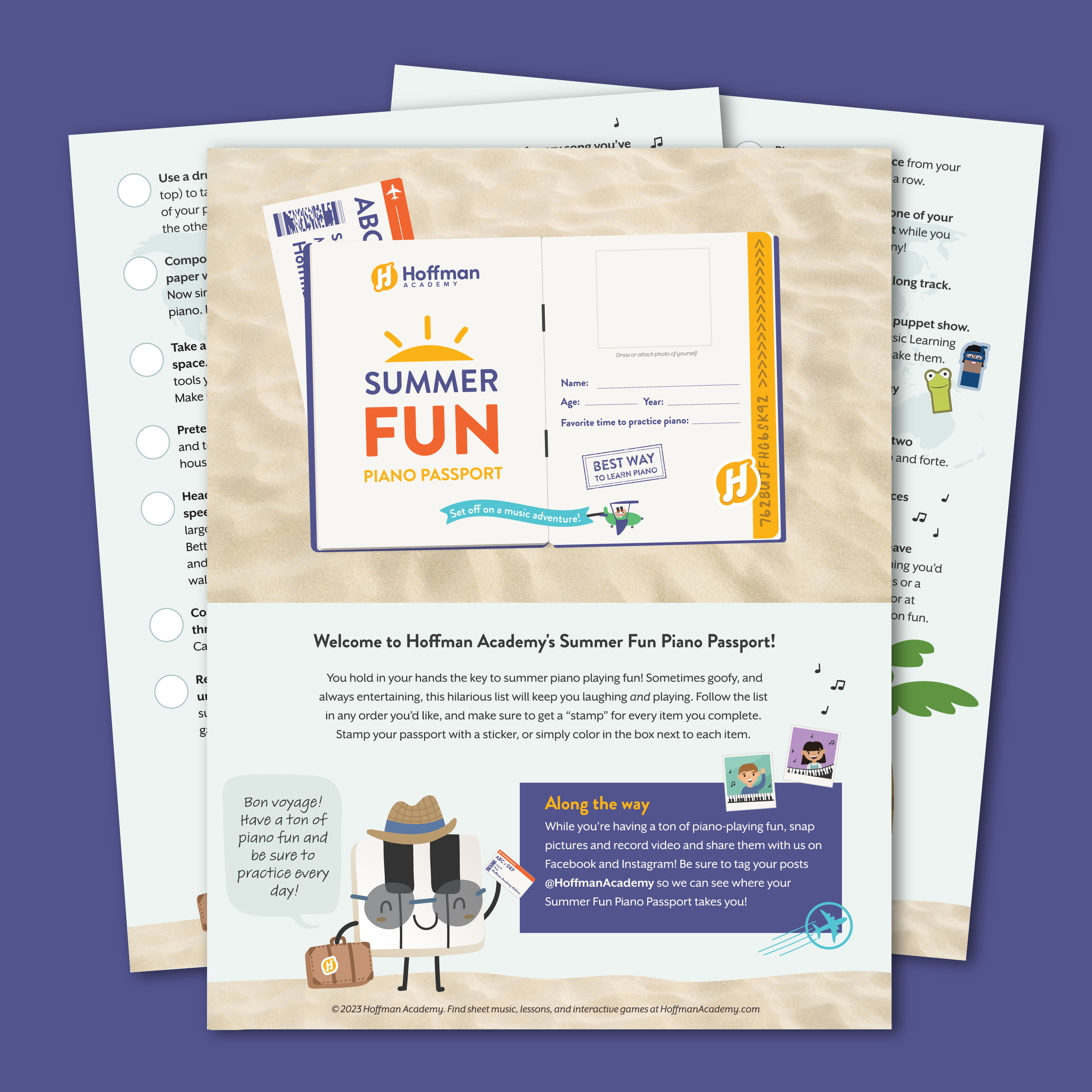 Summer Fun Piano Passport