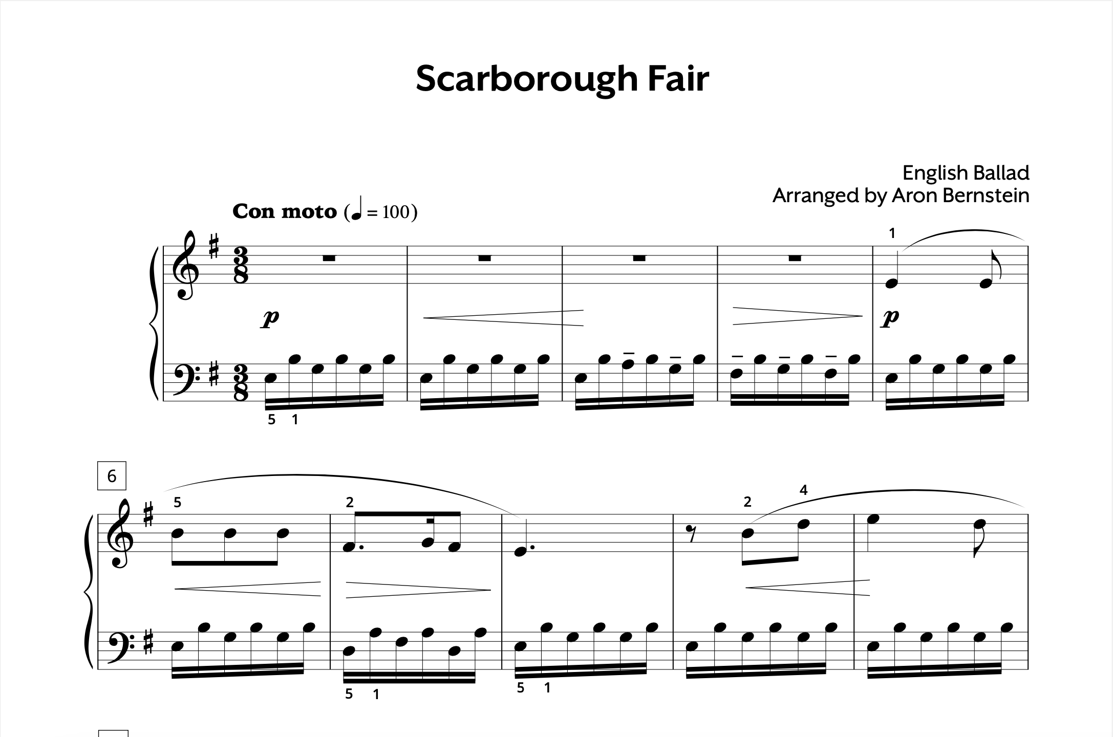 Scarborough Fair Intermediate Store Preview