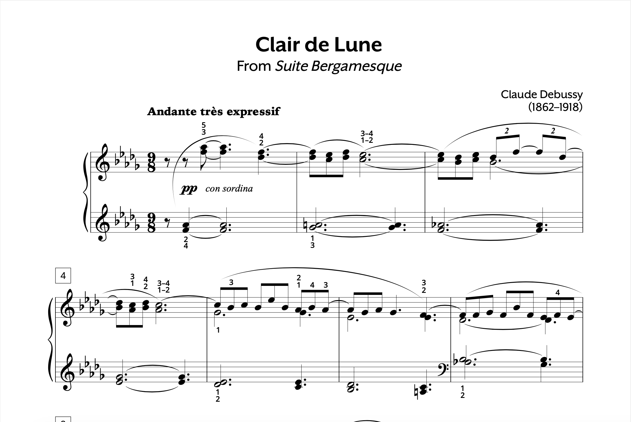 CLAIR DE LUNE