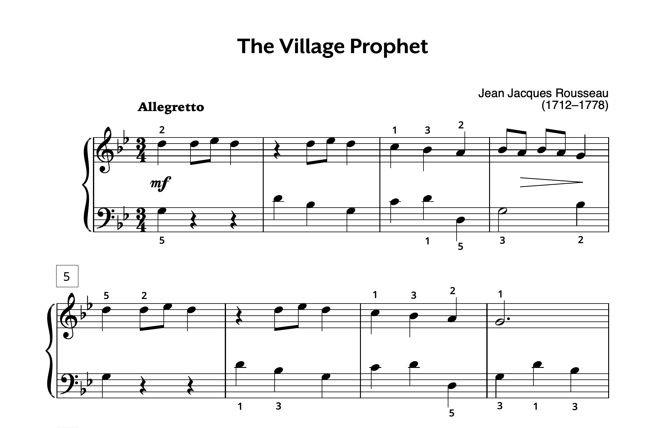 Rousseau The Village Prophet Store Preview