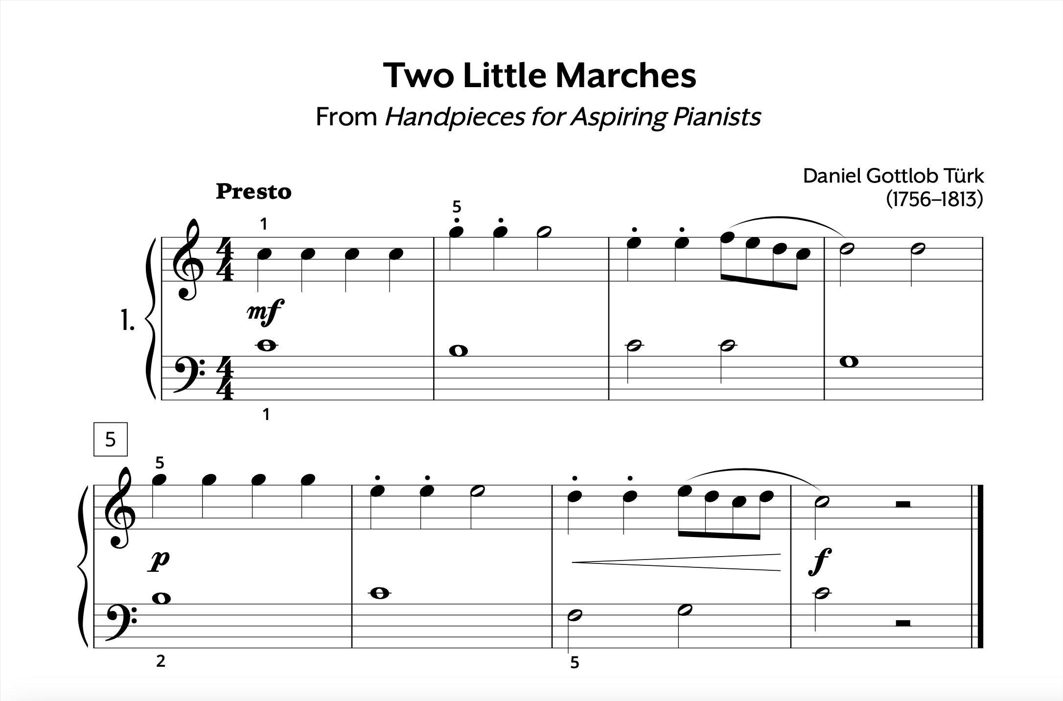 Türk Two Little Marches Store Preview