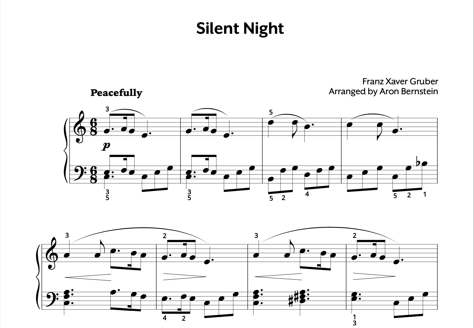 Silent Night Intermediate Store Preview